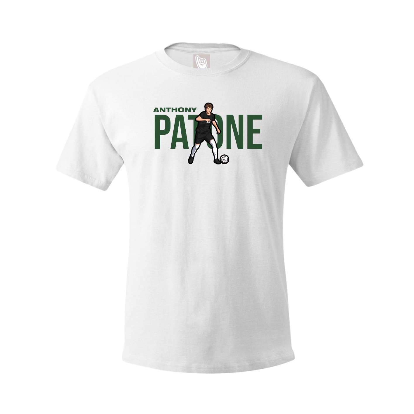 Youth Tee — Player Name in White