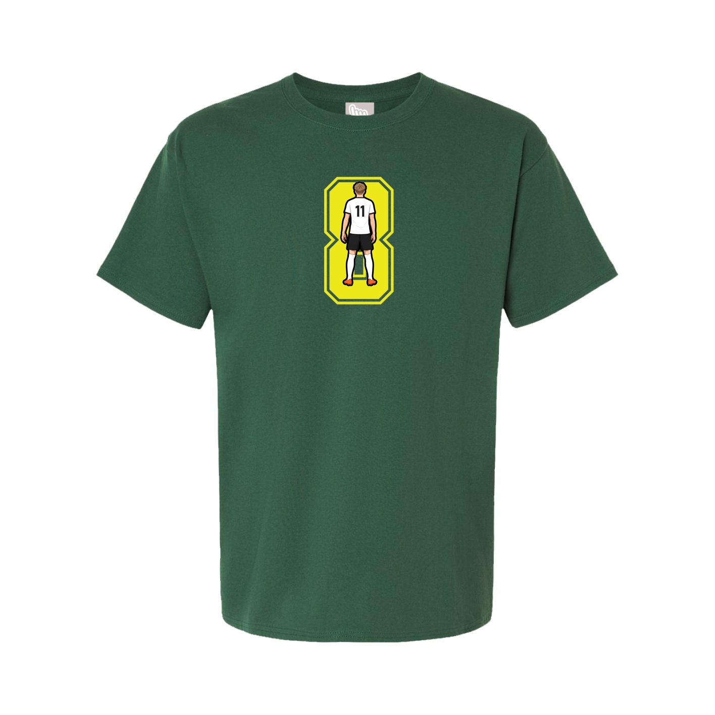 Youth Tee — Number in Green