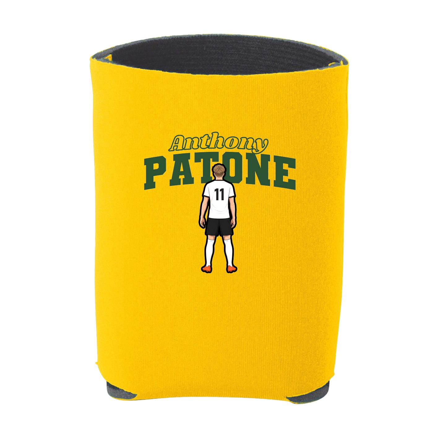 Can Holder — Name Arch in Yellow