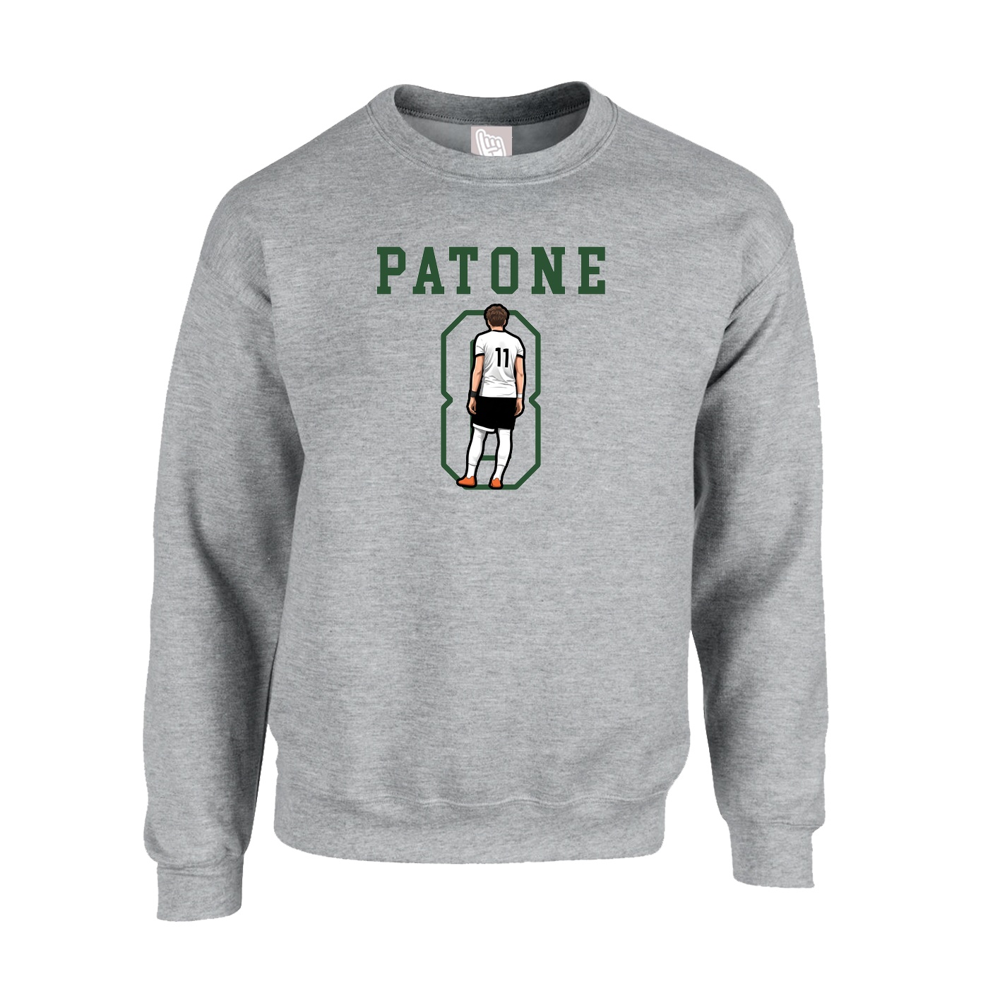Fleece Crew — Shirsey in Grey