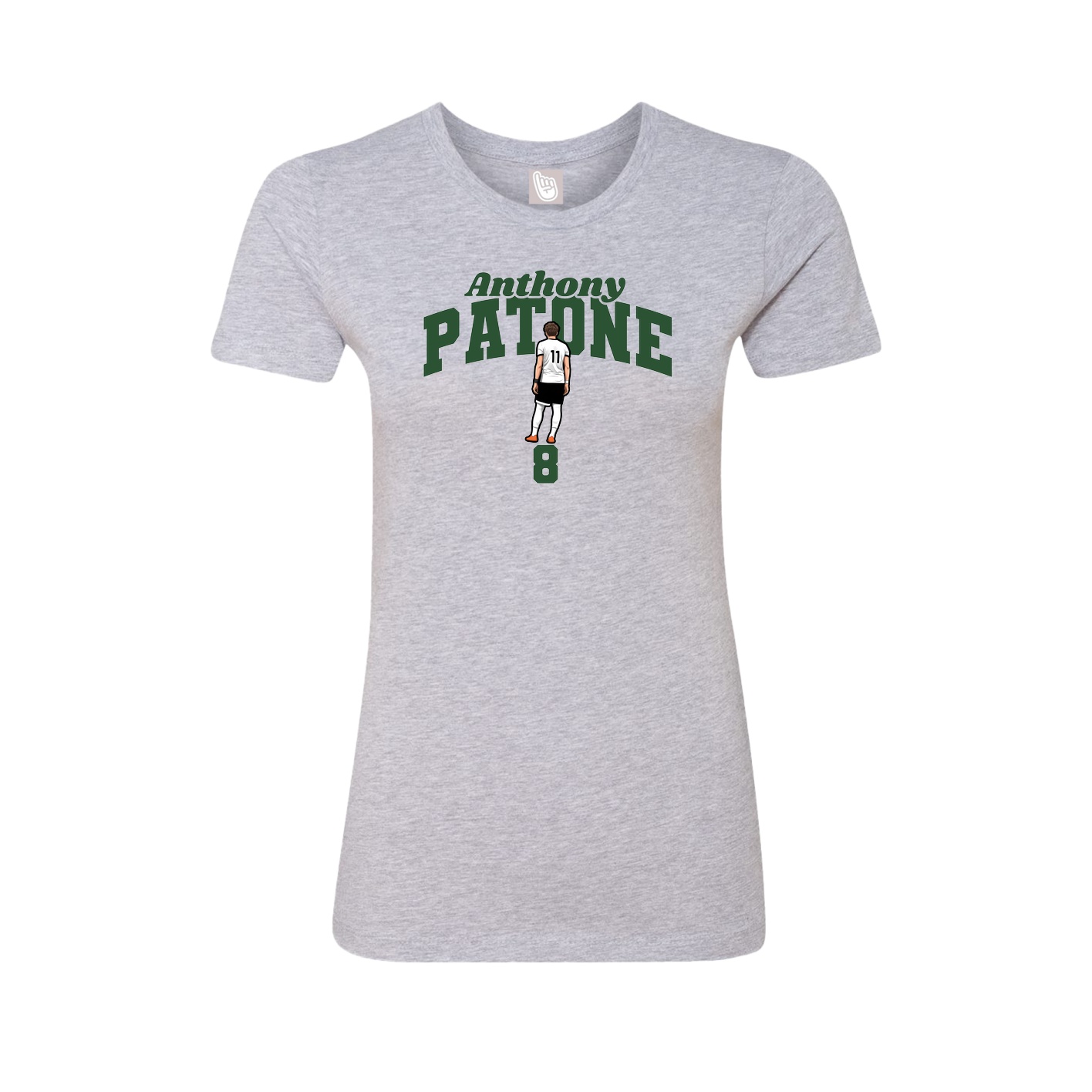 Womens Tee — Signature Arch in Grey