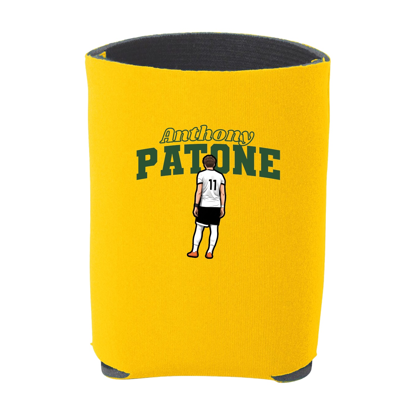 Can Holder — Name Arch in Yellow