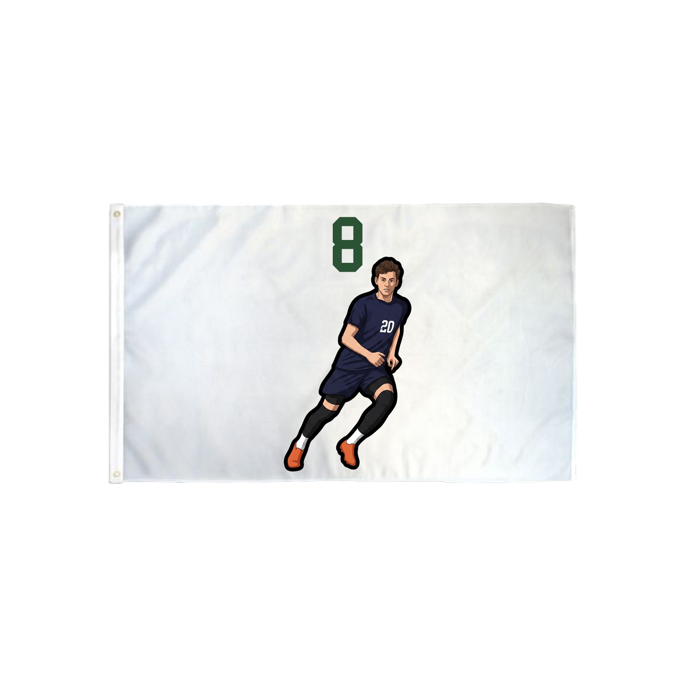3x5 Flag — Number Top in Classic