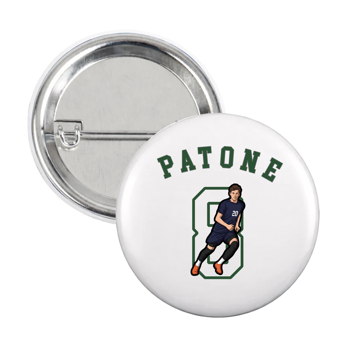 Game Day Button — Shirsey Arch in White