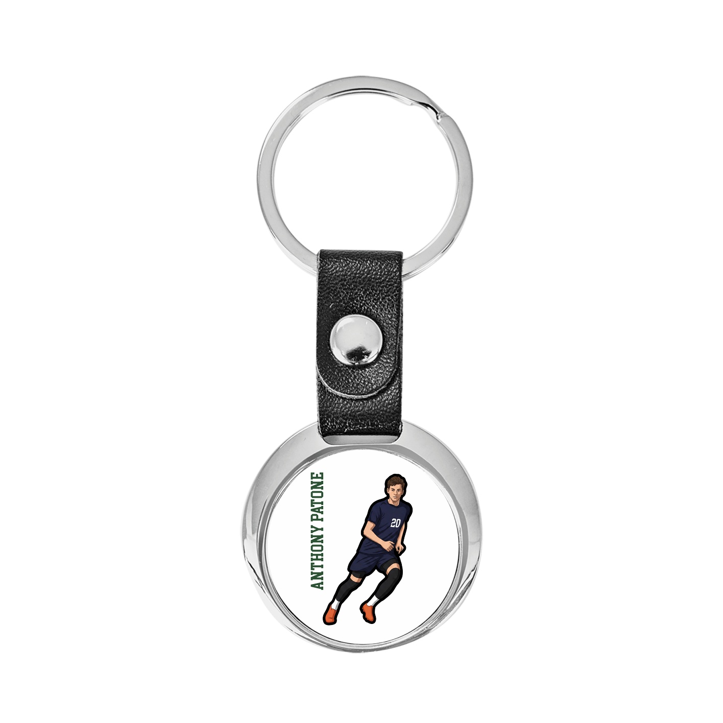 Key Chain — Name Vertical in Classic