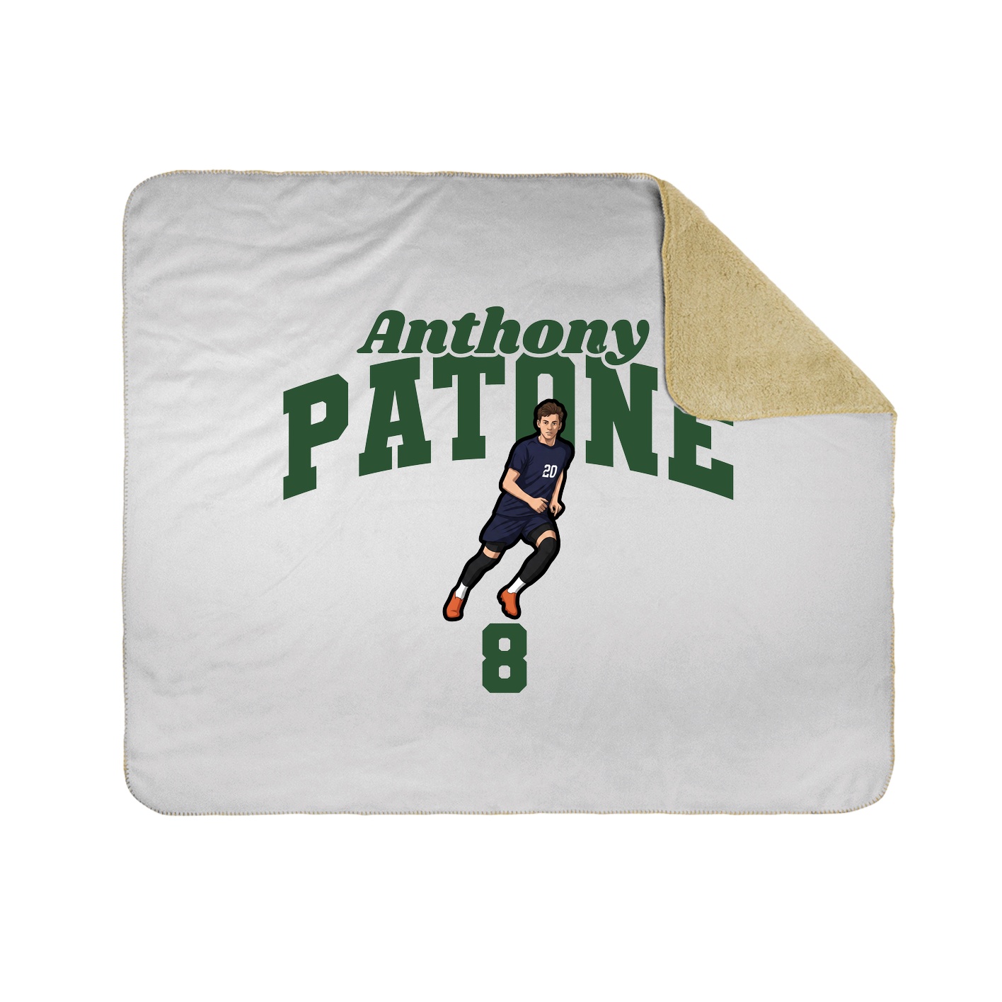 Throw Blanket — Signature Arch in White