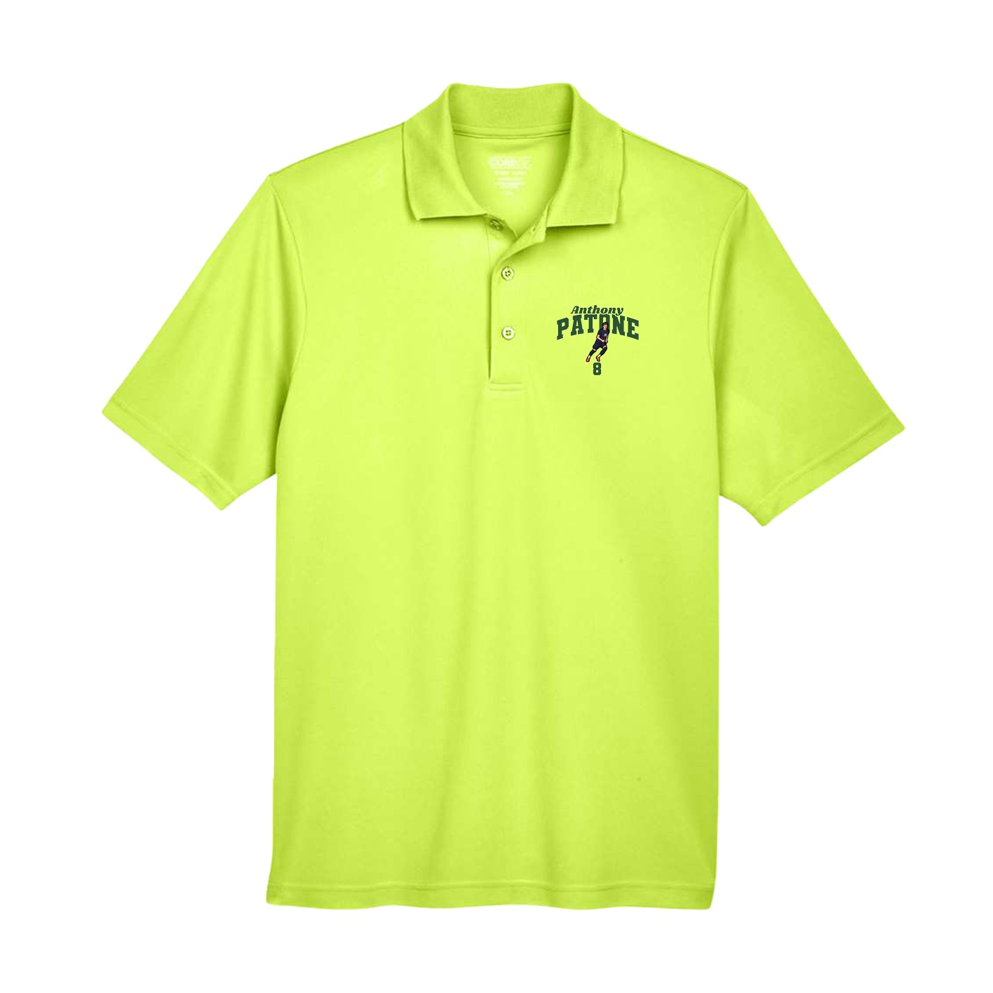 Performance Polo — Signature Arch in Yellow