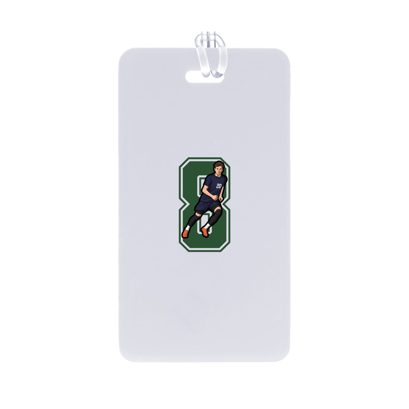 Bag Tag — Number in Classic