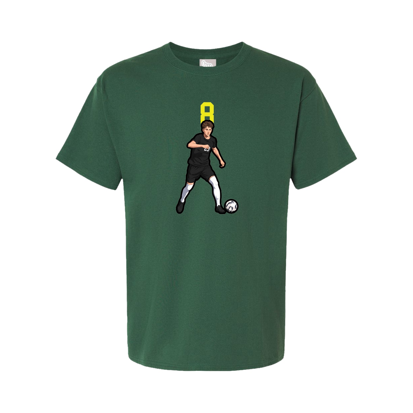 Tee — Number Top in Green