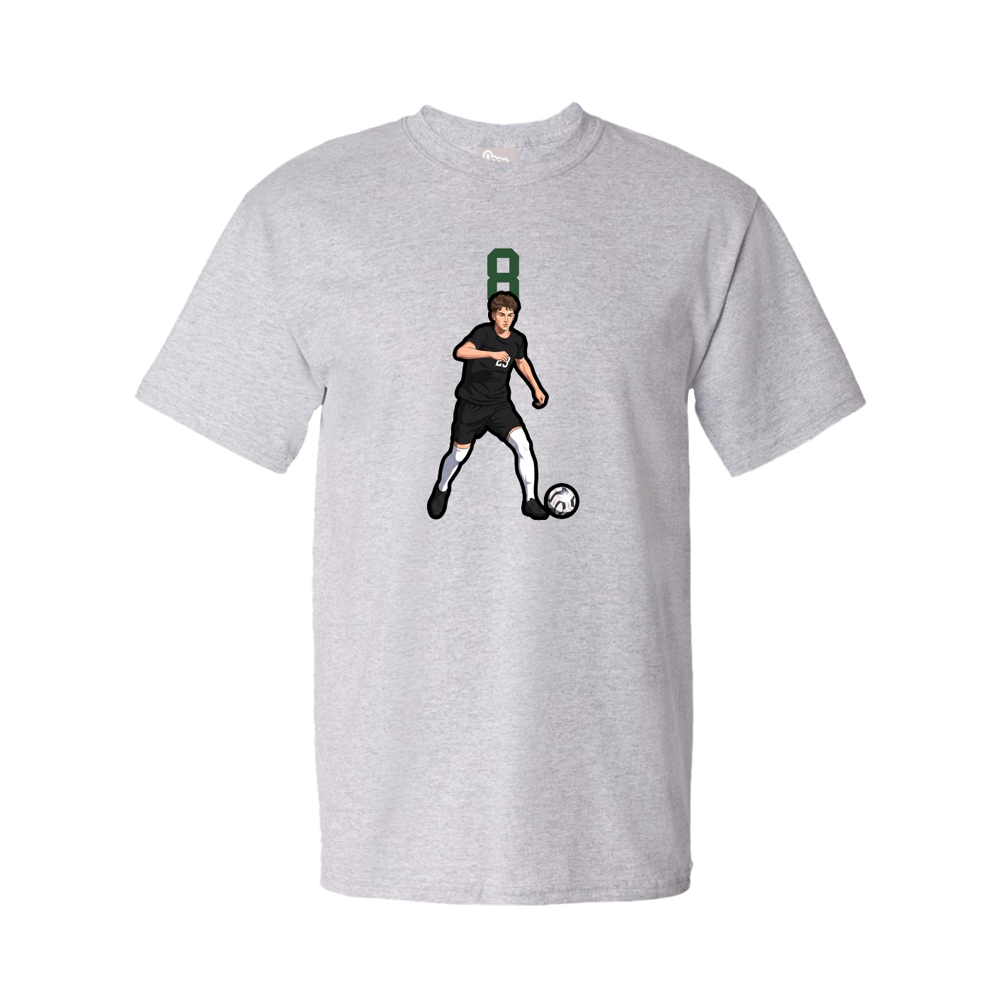 Tee — Number Top in Grey