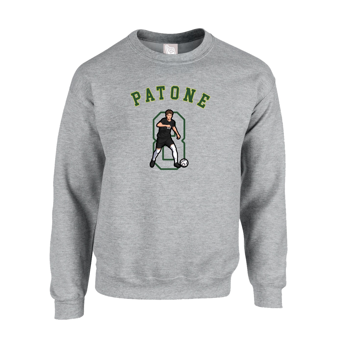 Fleece Crew — Shirsey Arch in Grey