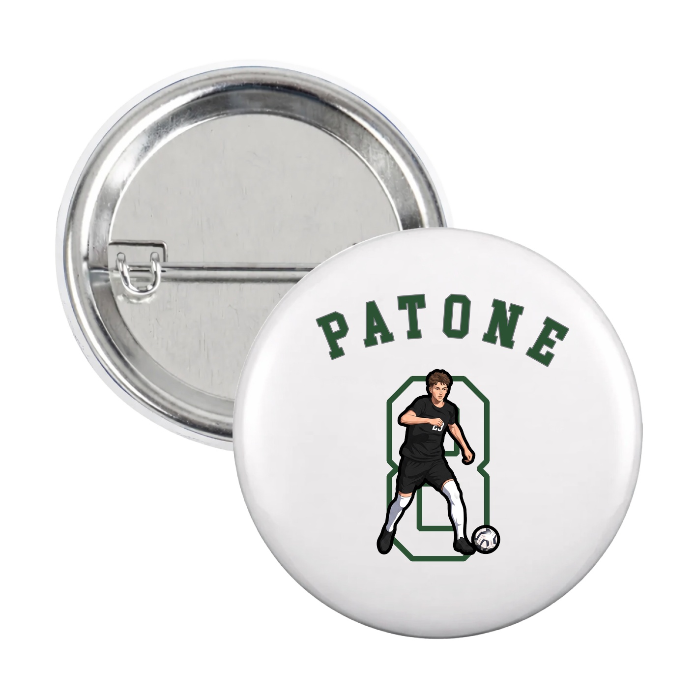 Game Day Button — Shirsey Arch in White