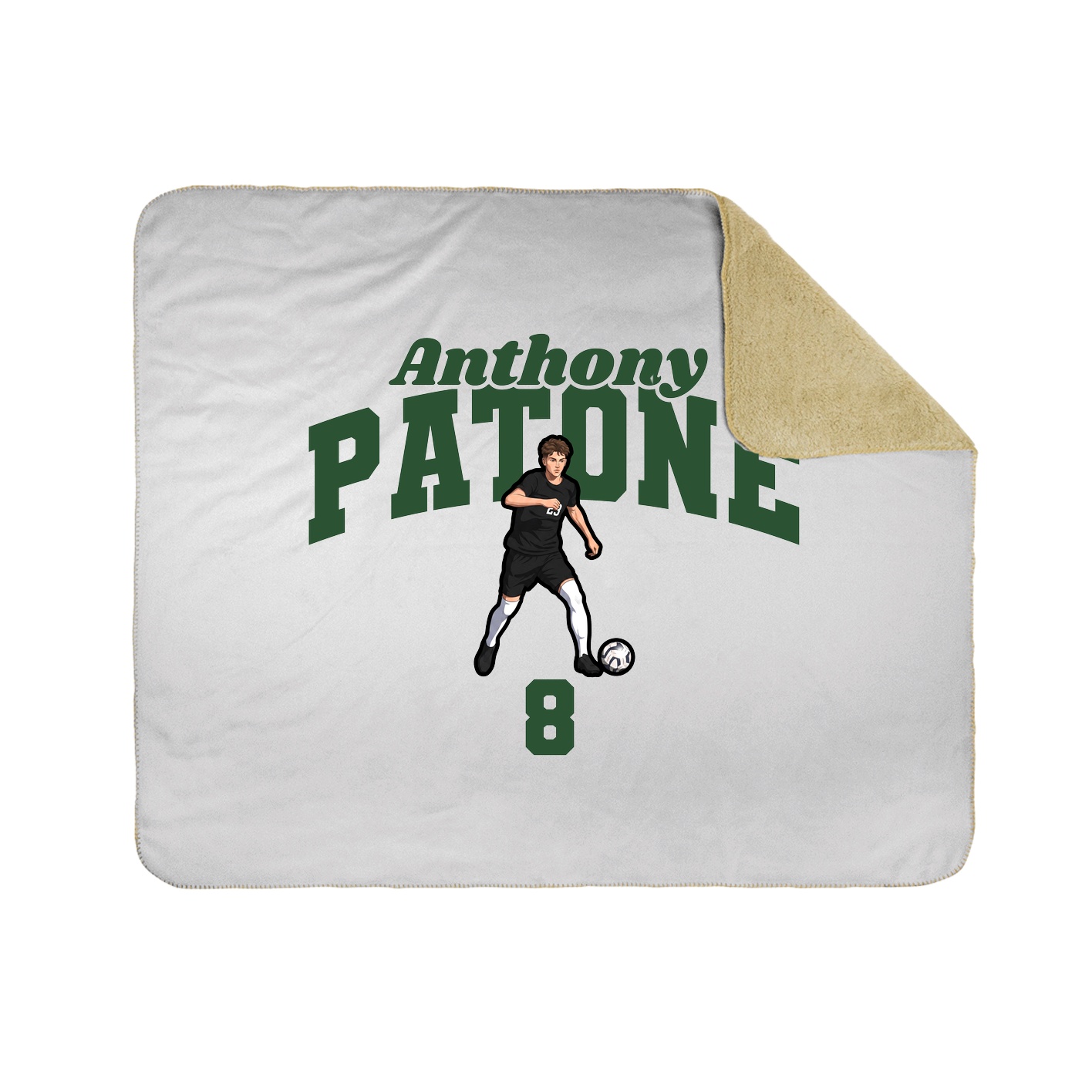 Throw Blanket — Signature Arch in White