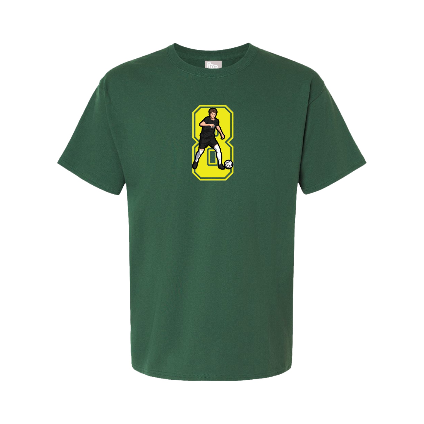 Tee — Number in Green