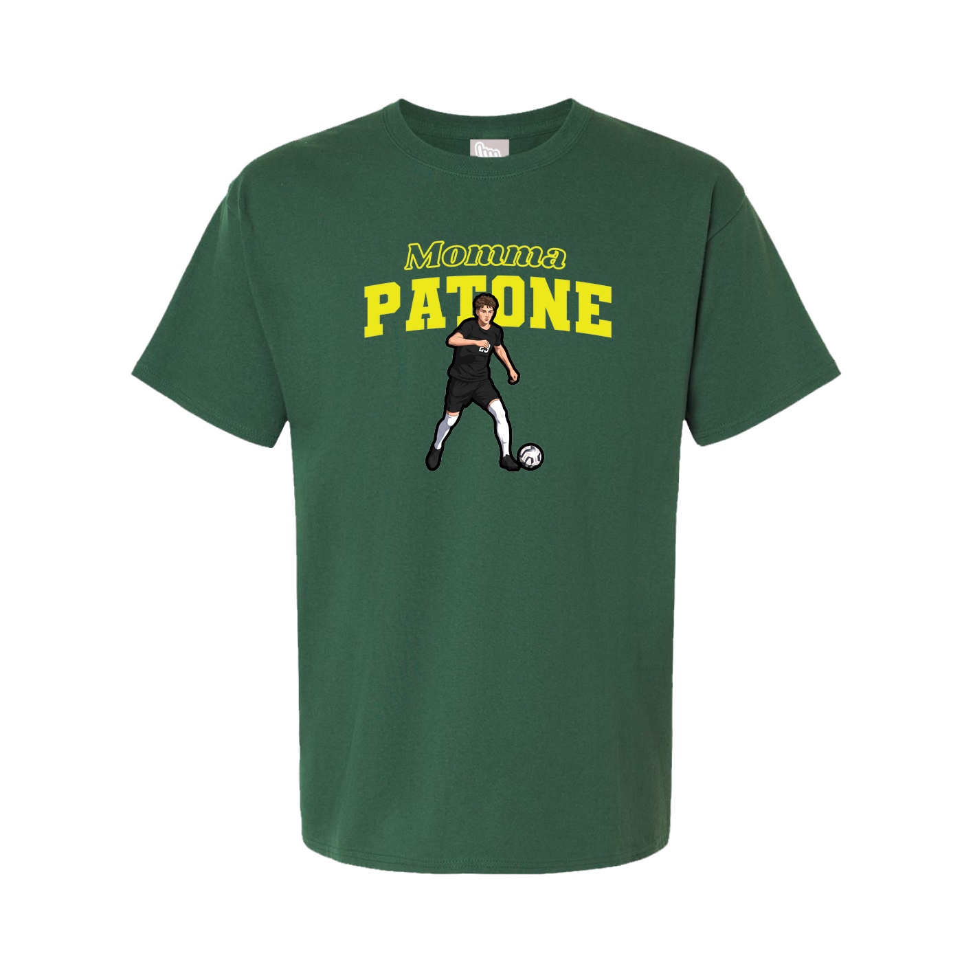 Youth Tee — Mothers Day Block in Green