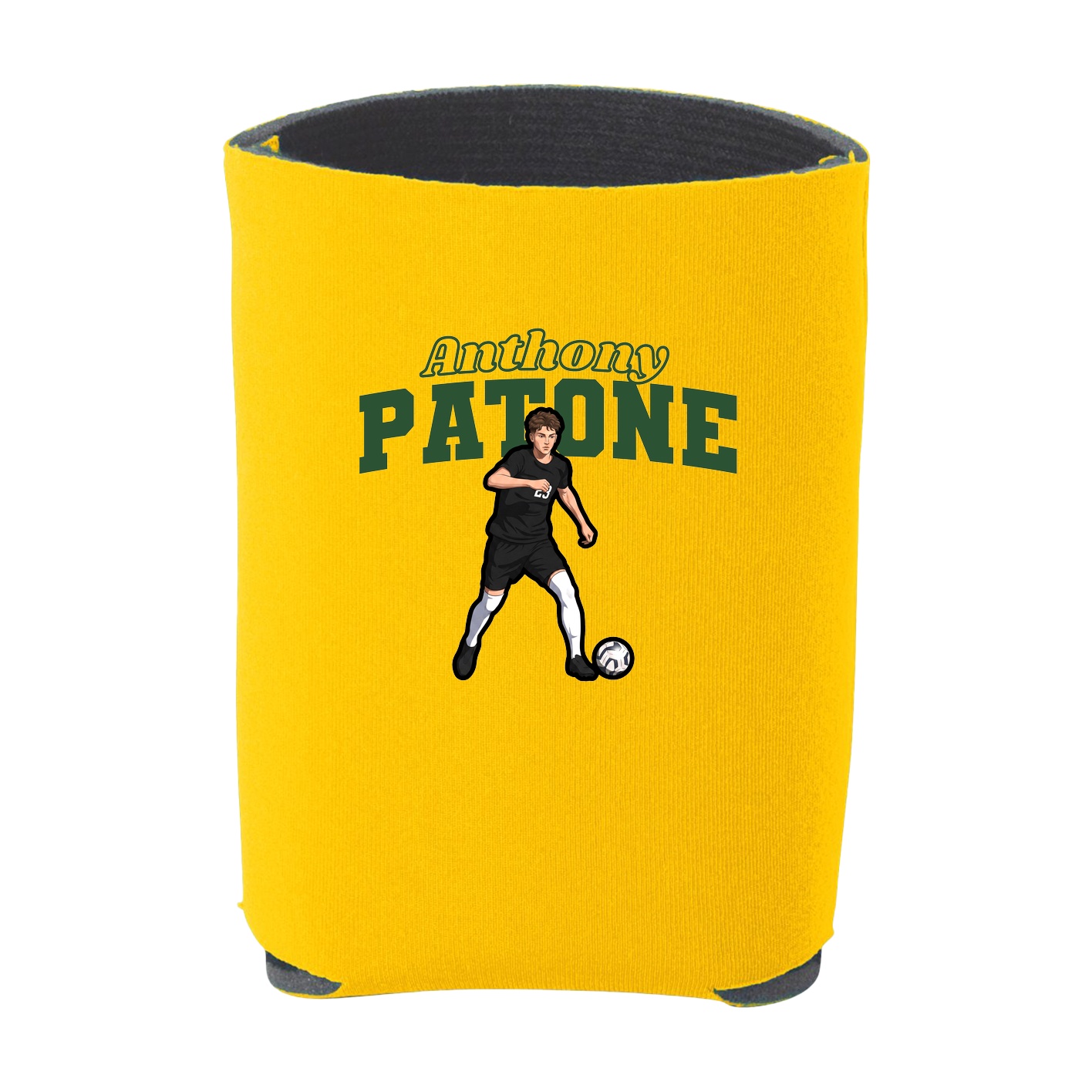 Can Holder — Name Arch in Yellow