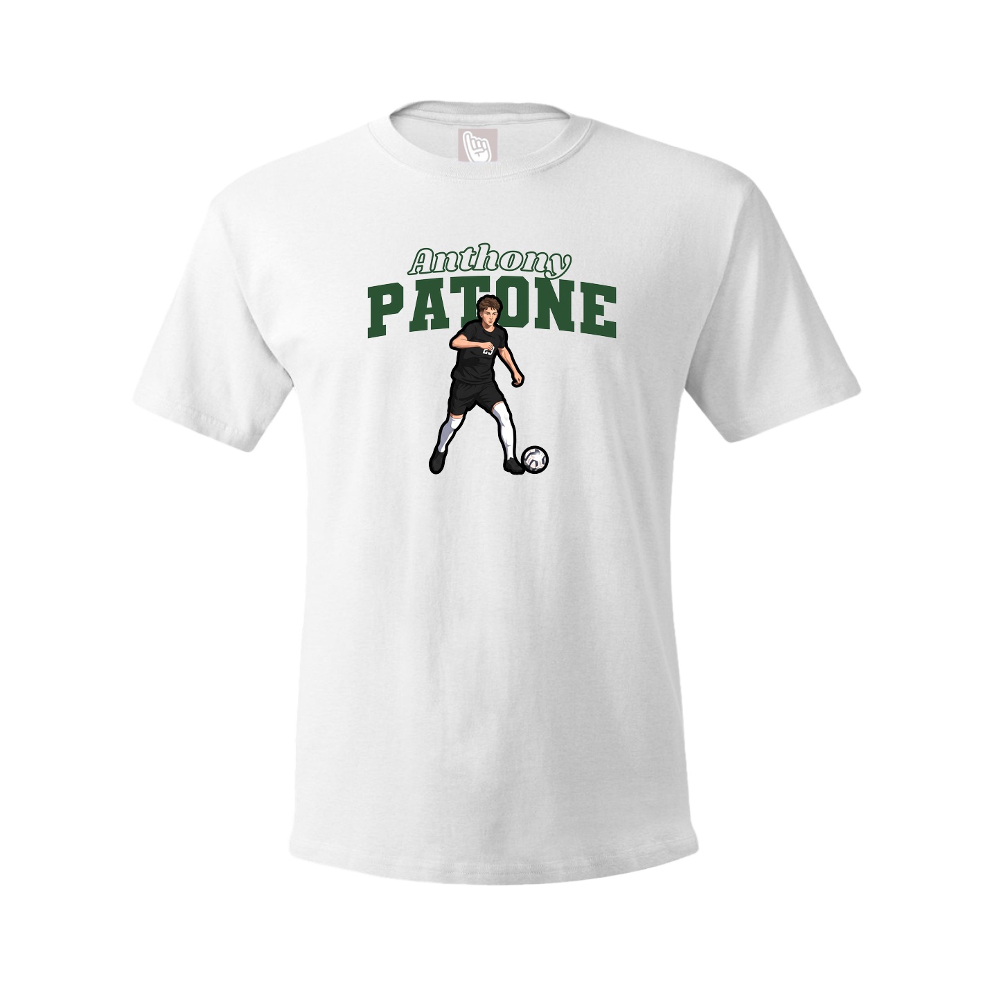 Tee — Name Arch in White