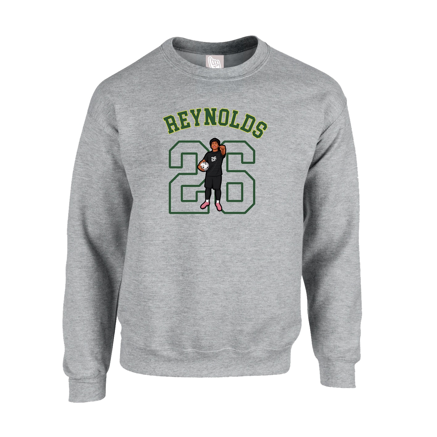 Fleece Crew — Shirsey Arch in Grey