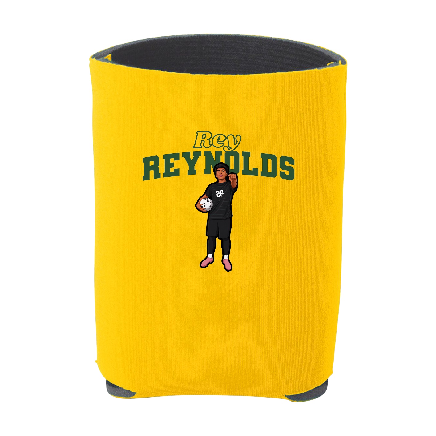 Can Holder — Name Arch in Yellow