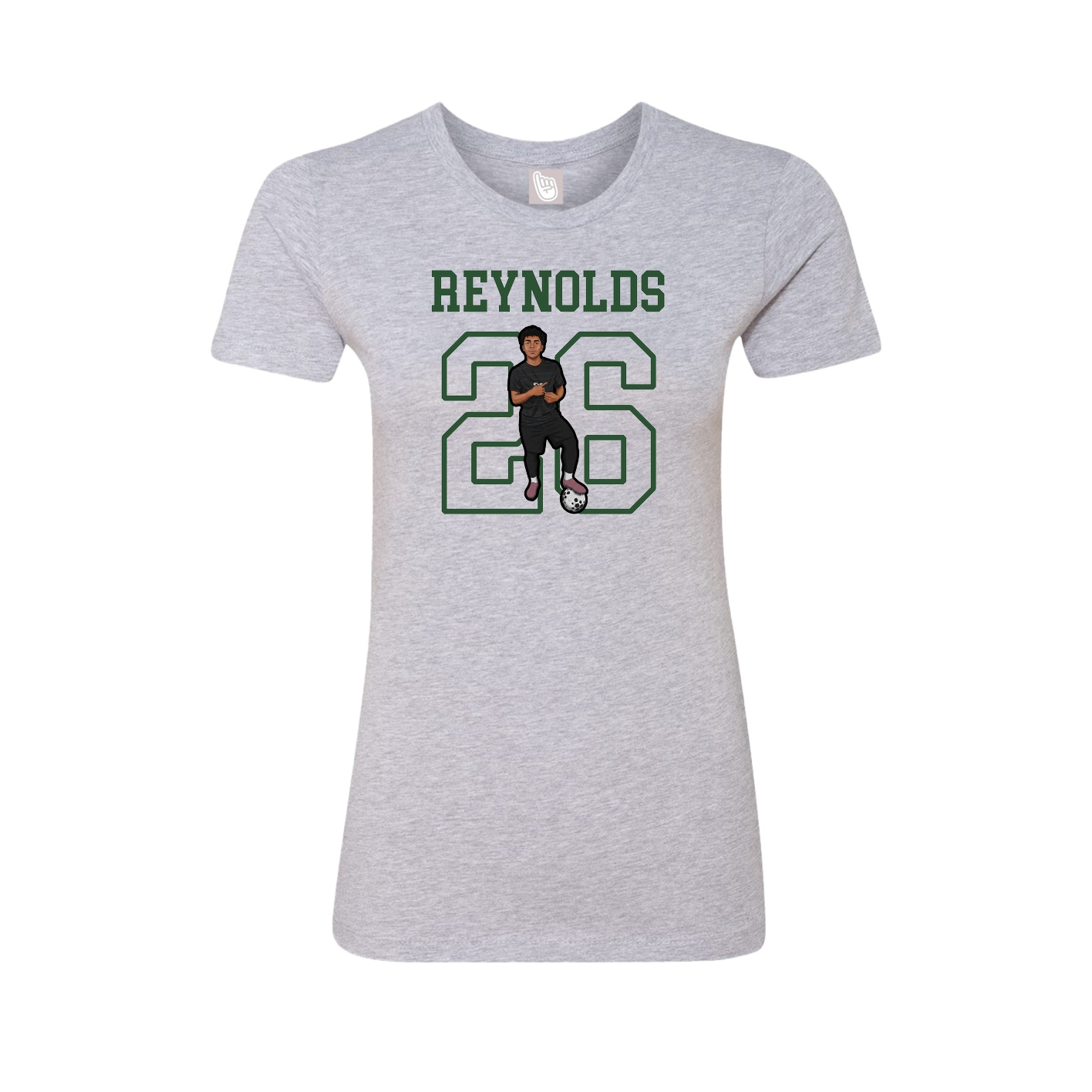 Fitted Women's Tee — Shirsey in Grey