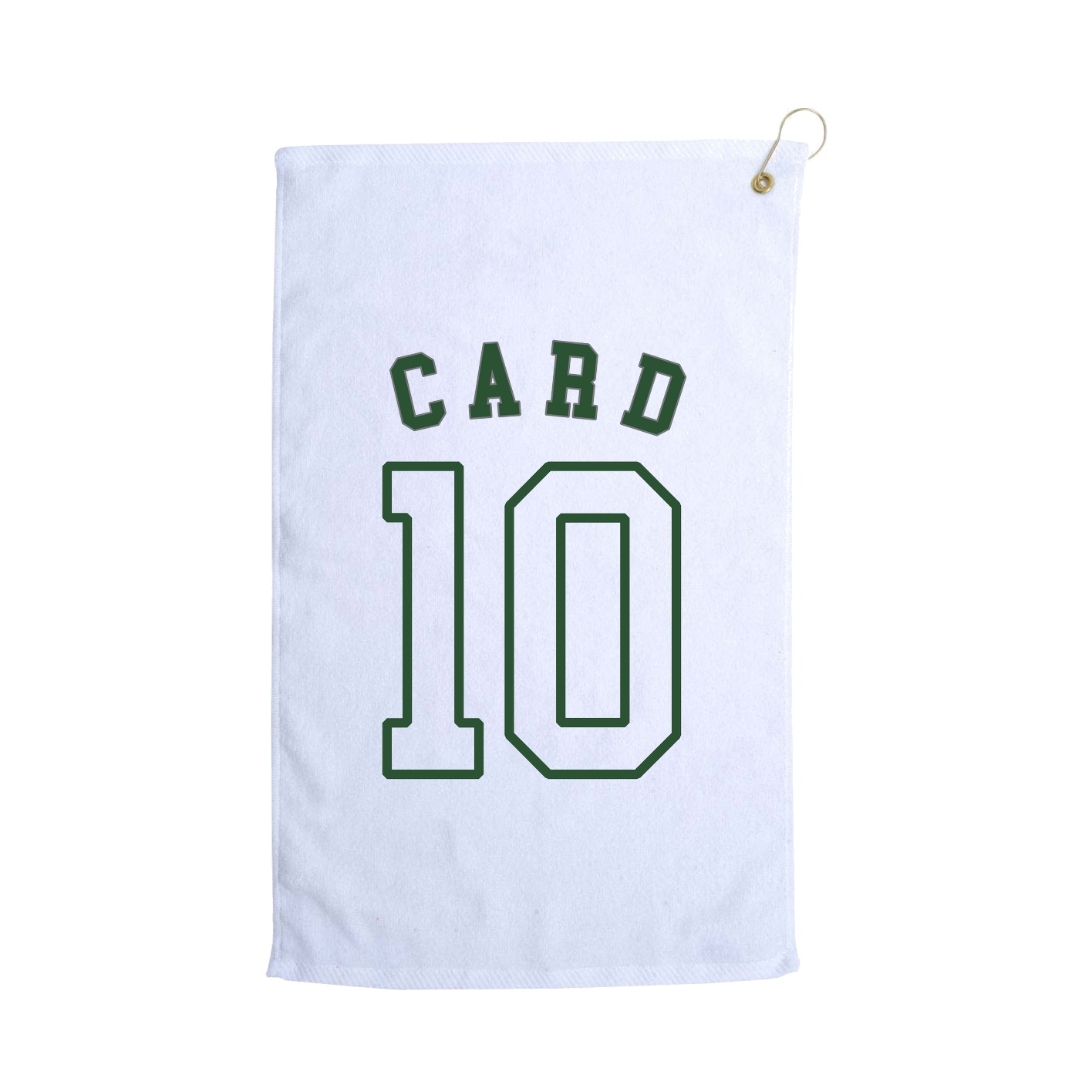 Golf Towel — Shirsey Arch in White