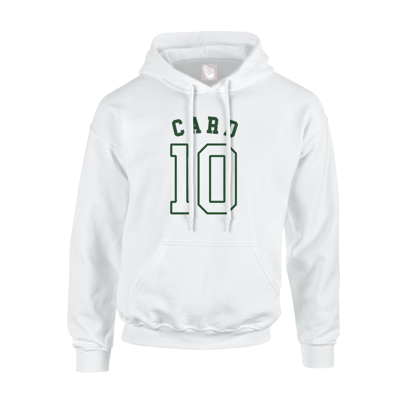 Youth Hoodie — Shirsey Arch in White
