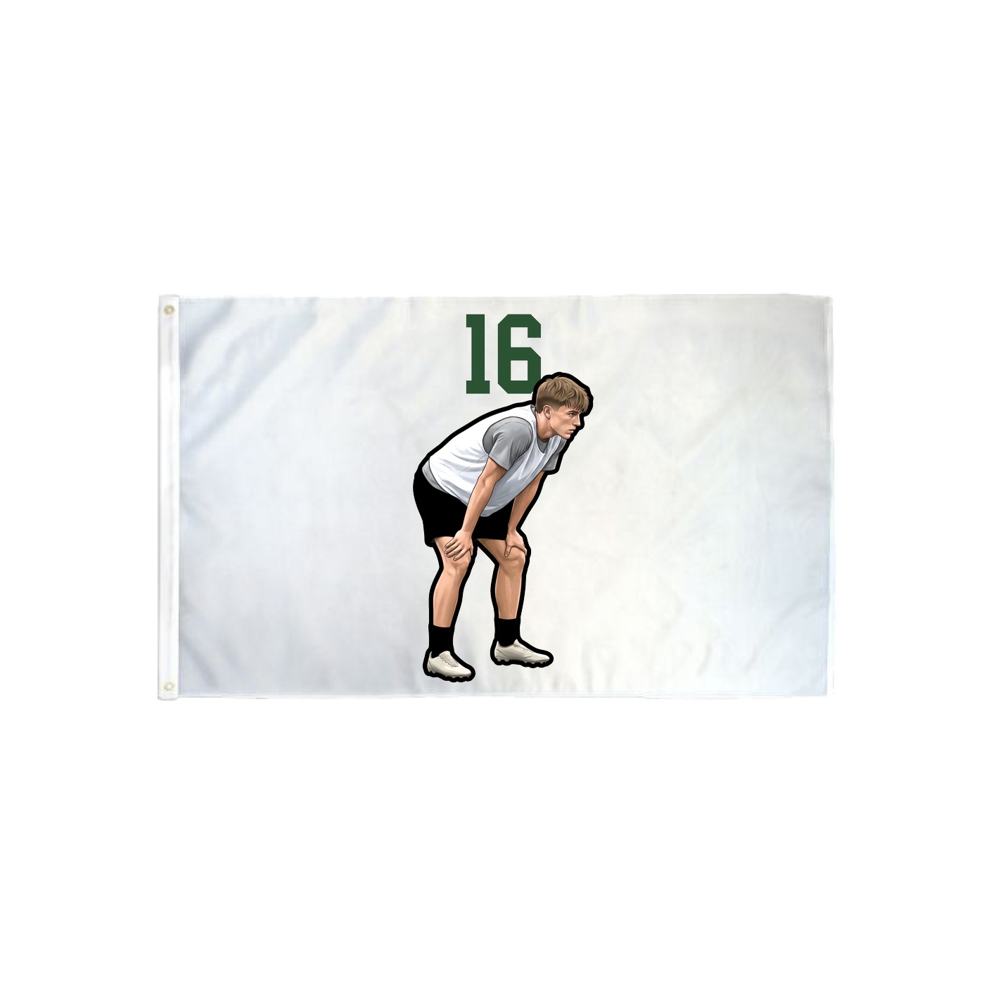 3x5 Flag — Number Top in Classic