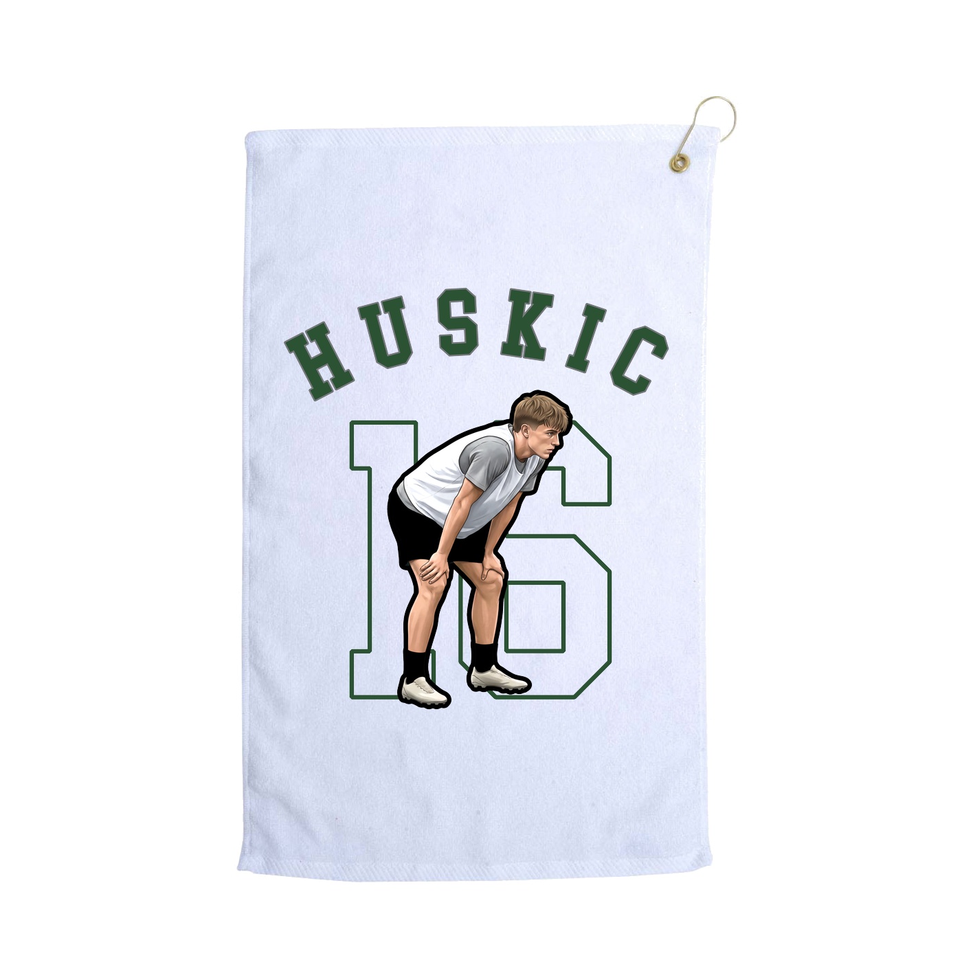 Golf Towel — Shirsey Arch in White