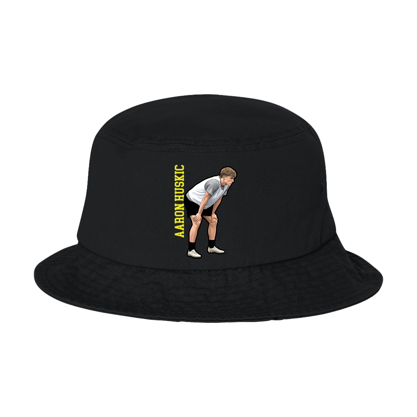 Bucket Cap — Name Vertical in Black