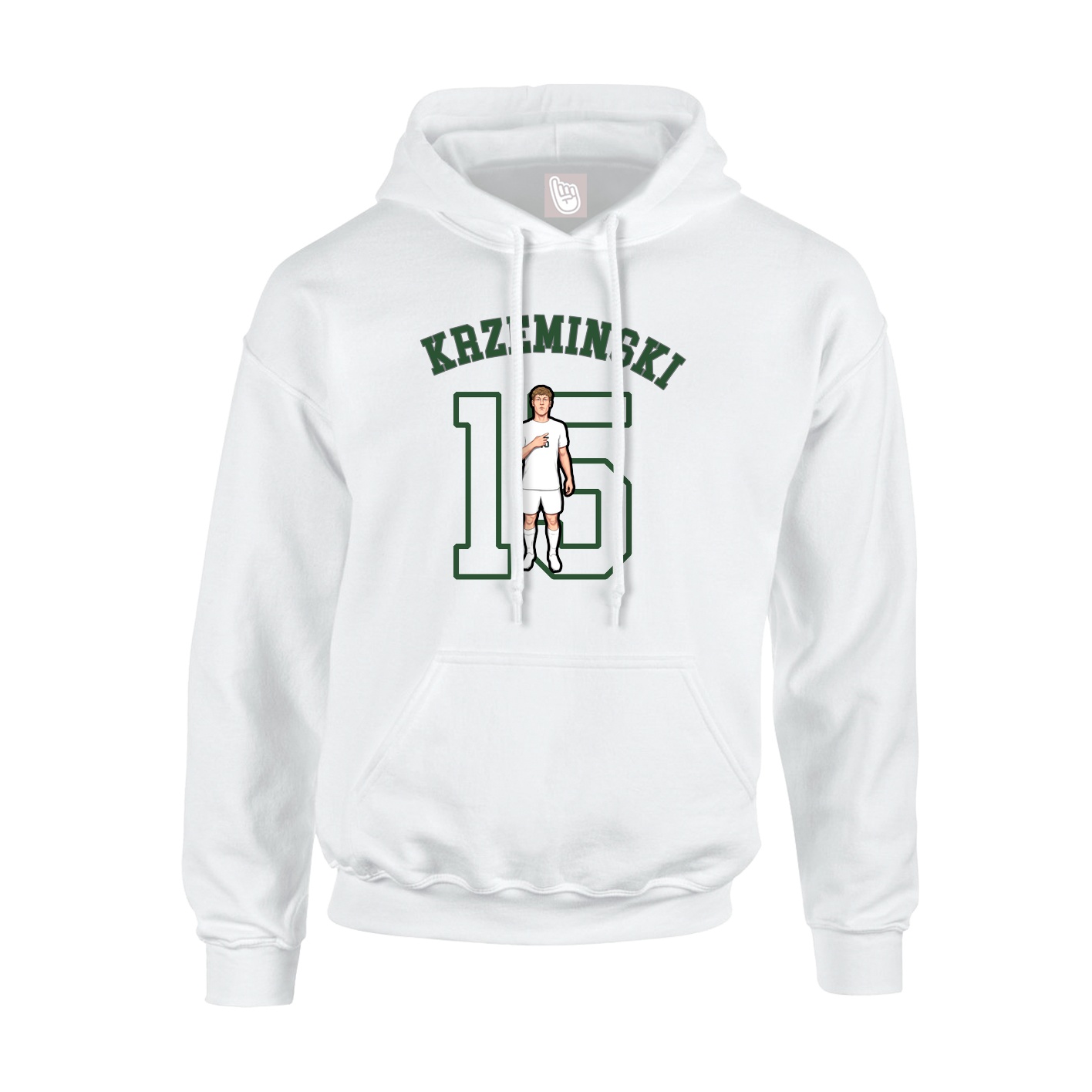 Youth Hoodie — Shirsey Arch in White