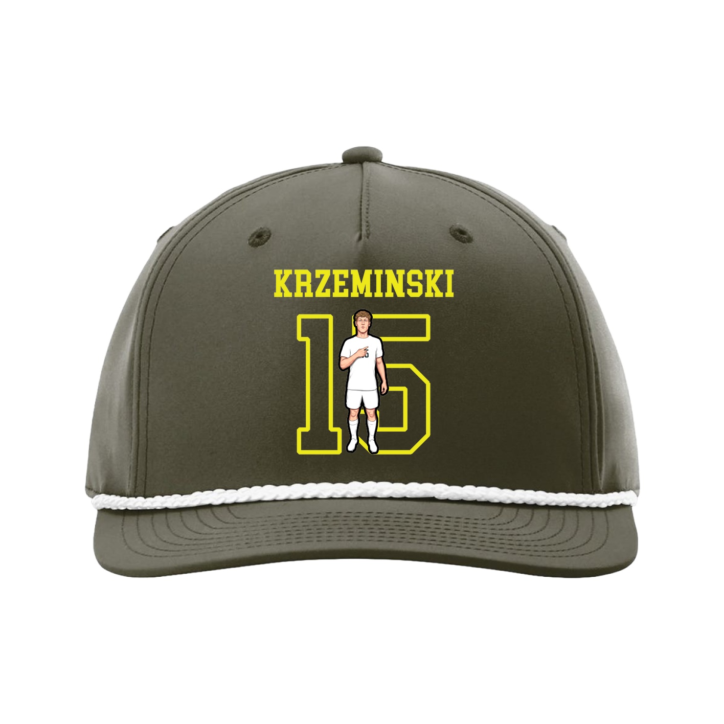 Five-Panel Classic Rope Cap — Shirsey in Green
