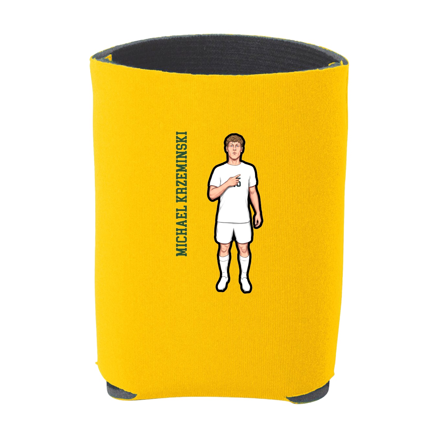 Can Holder — Name Vertical in Yellow