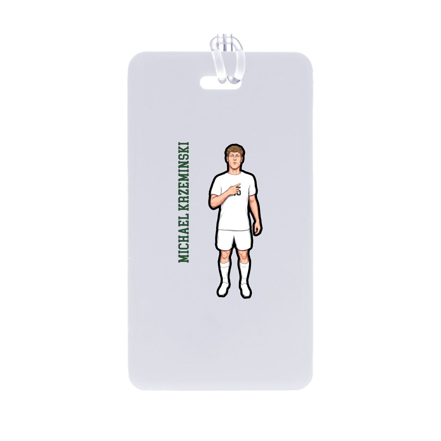 Bag Tag — Name Vertical in Classic