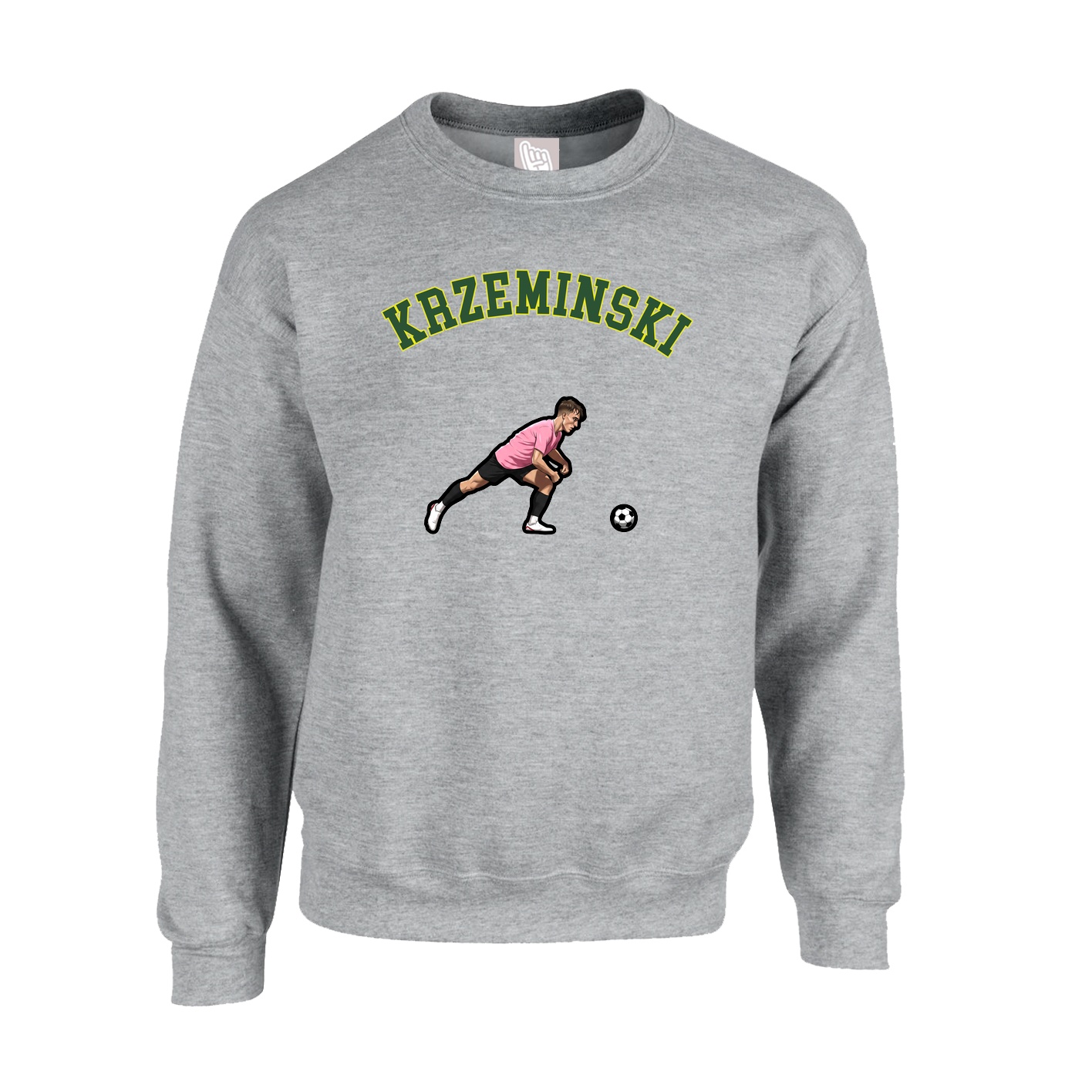 Fleece Crew — Shirsey Arch in Grey