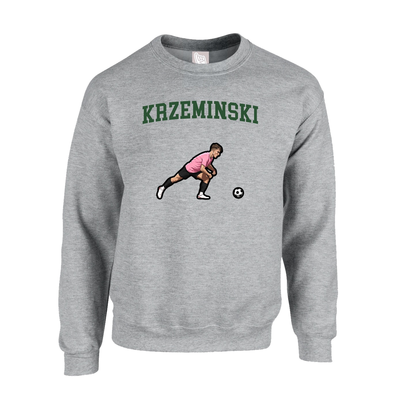 Fleece Crew — Shirsey in Grey