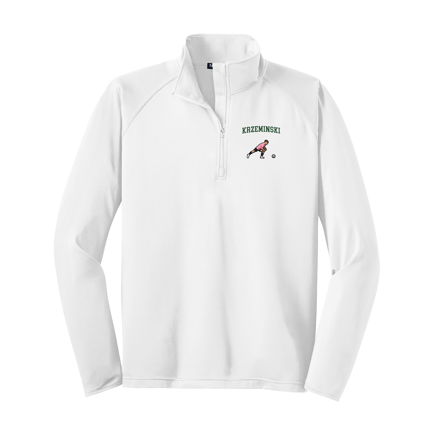 Q-Zip Pullover — Shirsey in White