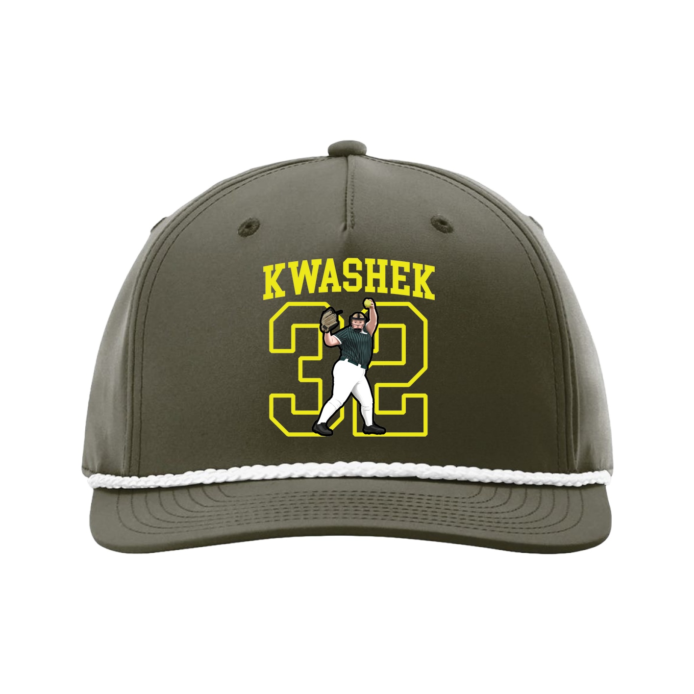 Five-Panel Classic Rope Cap — Shirsey in Green