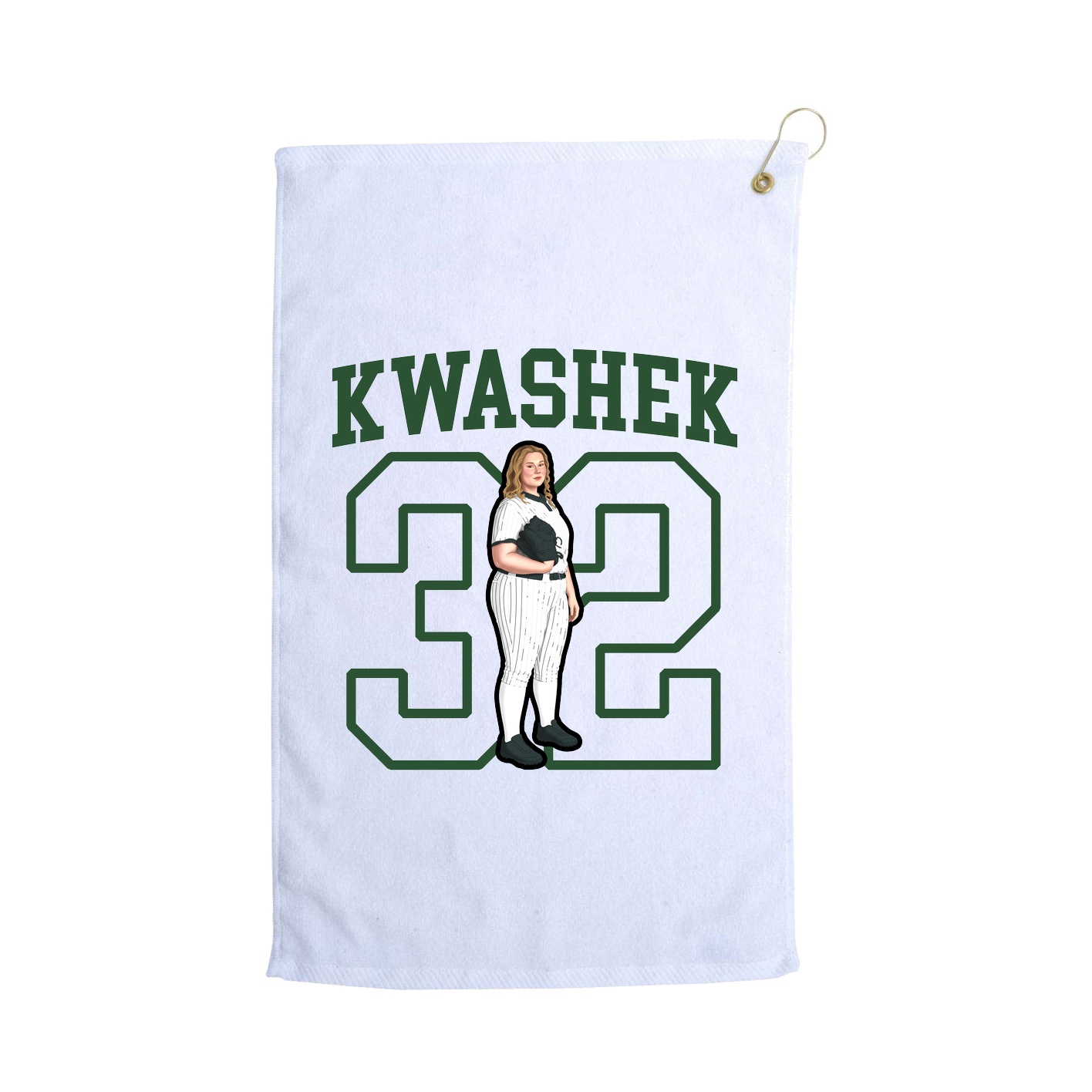 Golf Towel — Shirsey in White