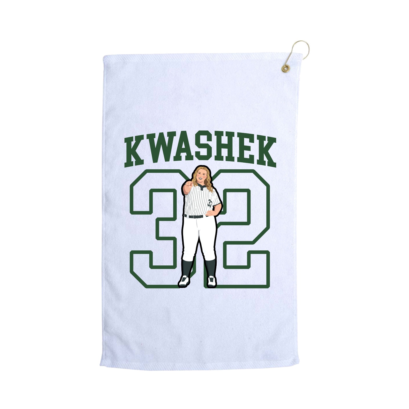 Golf Towel — Shirsey in White