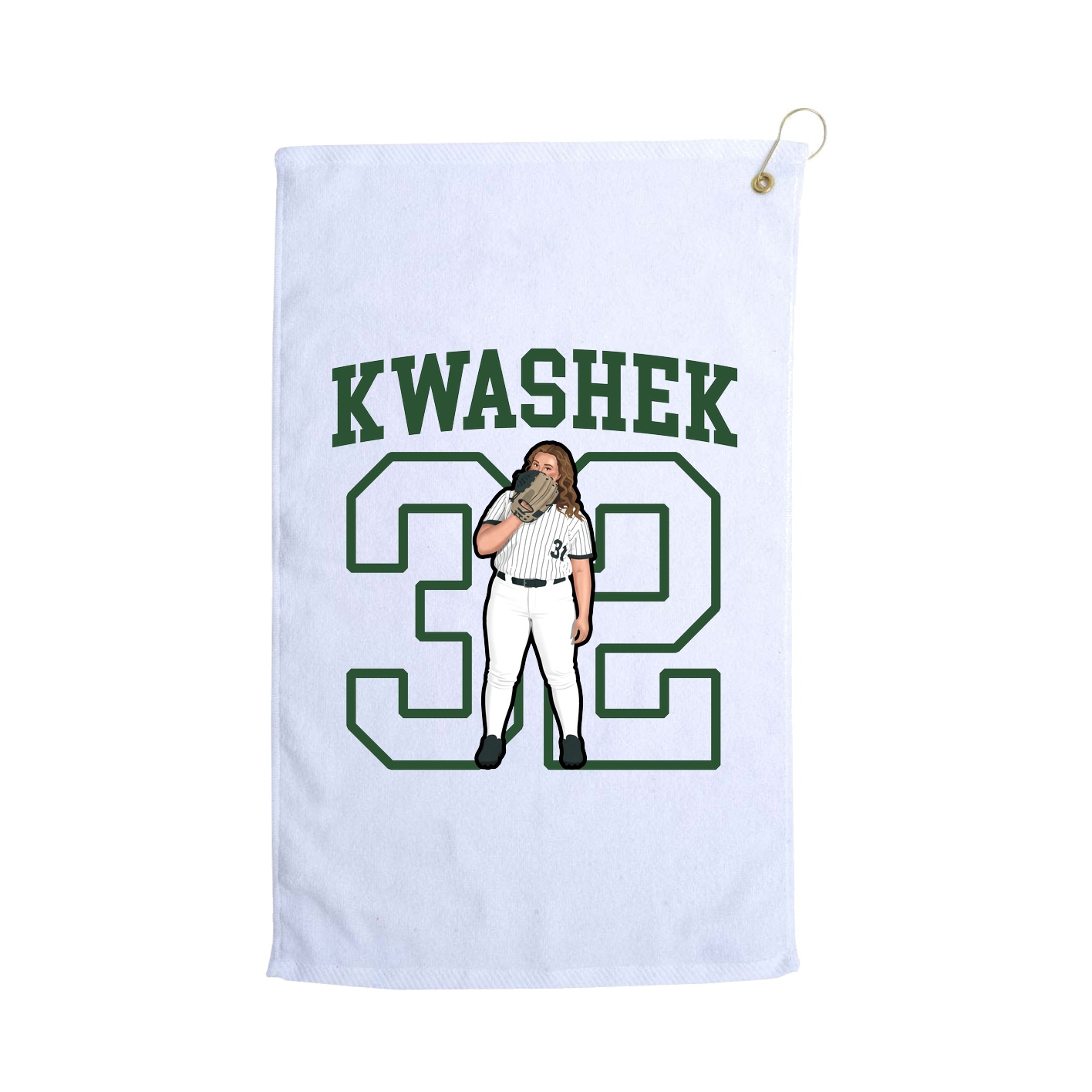 Golf Towel — Shirsey in White