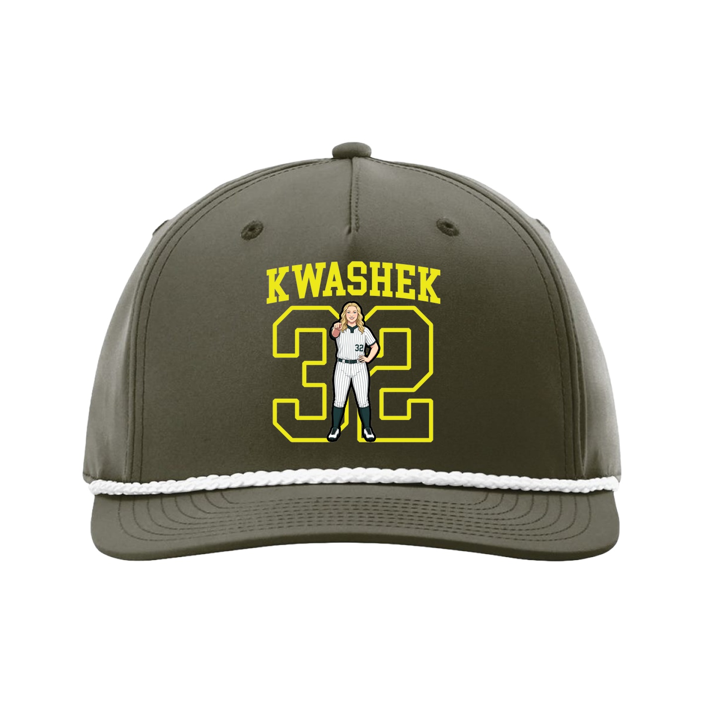 Five-Panel Classic Rope Cap — Shirsey in Green