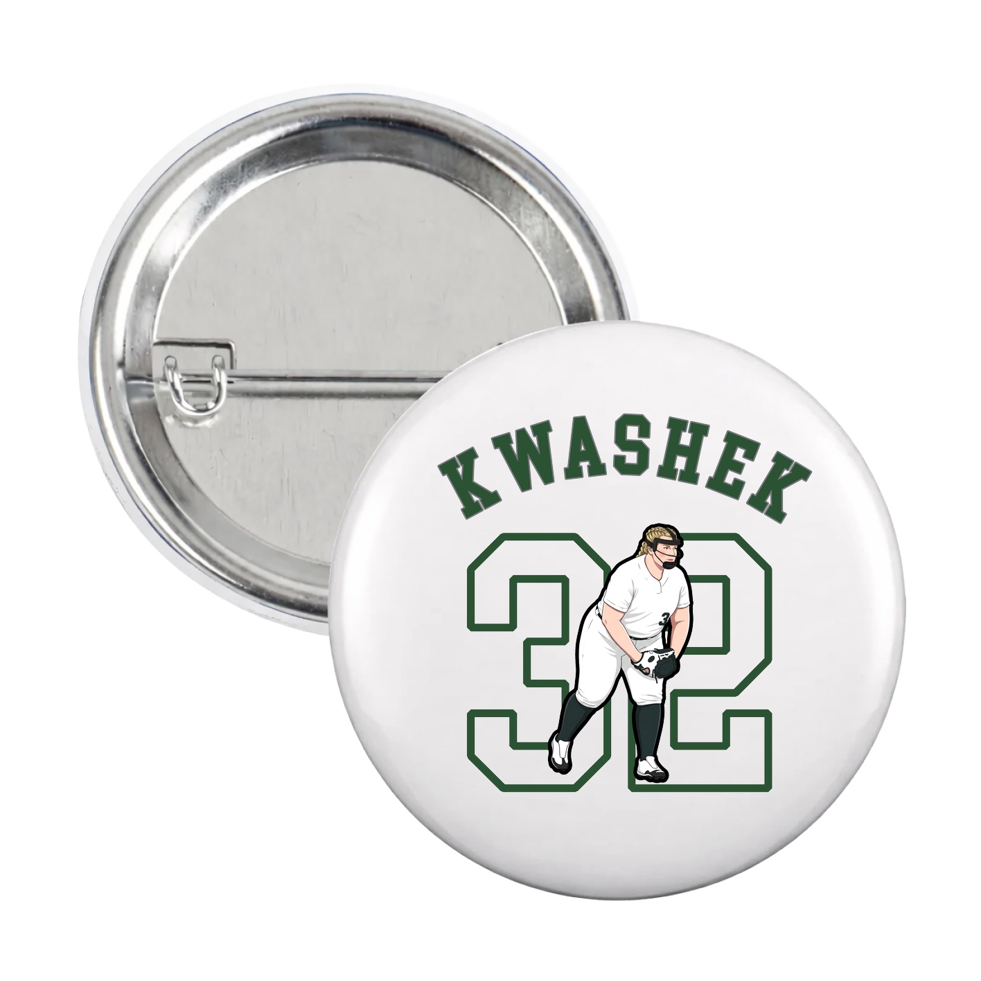 Game Day Button — Shirsey Arch in White
