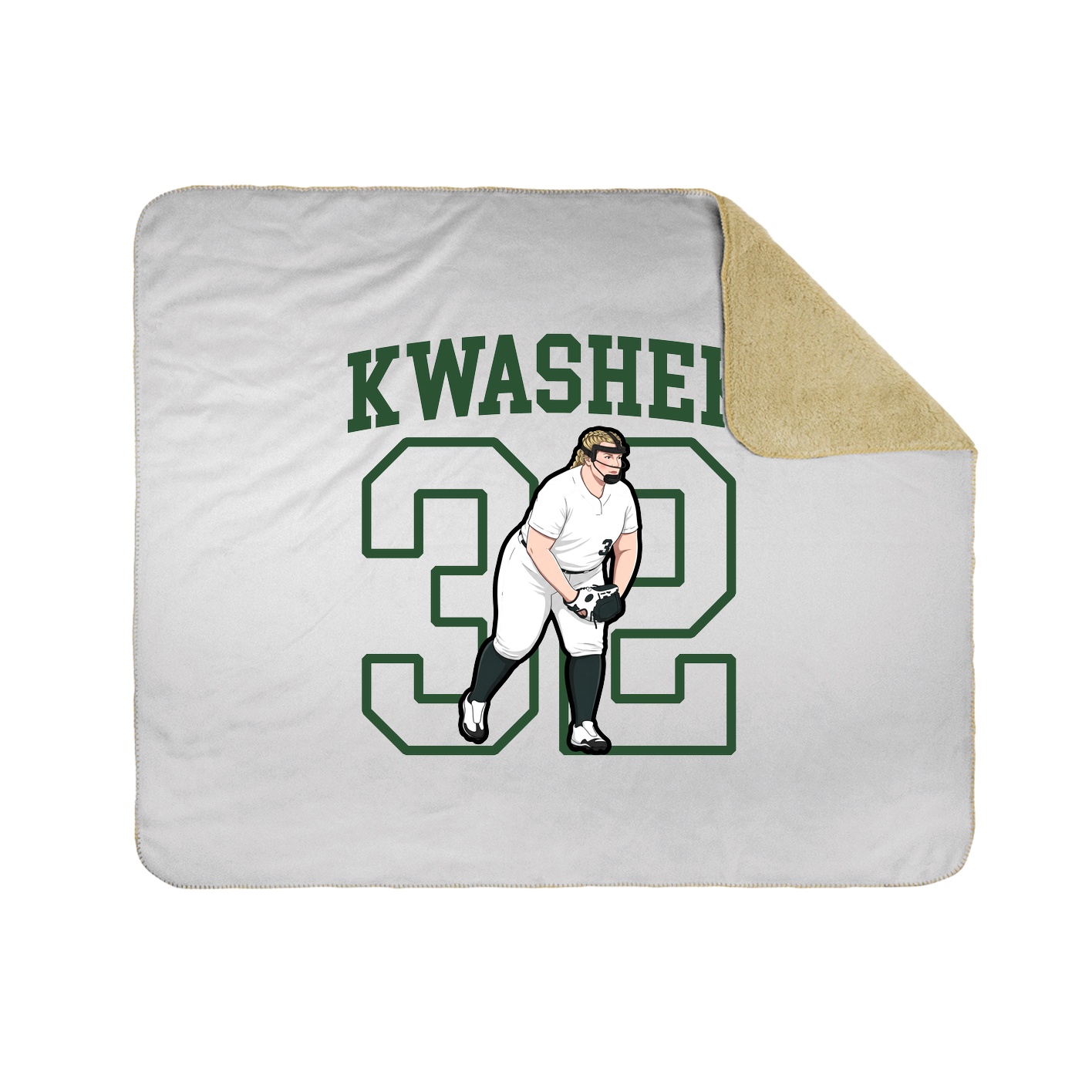 Throw Blanket — Shirsey in White