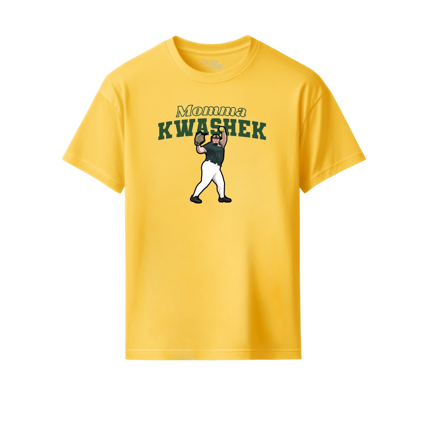 Youth Tee — Mothers Day Block in Yellow