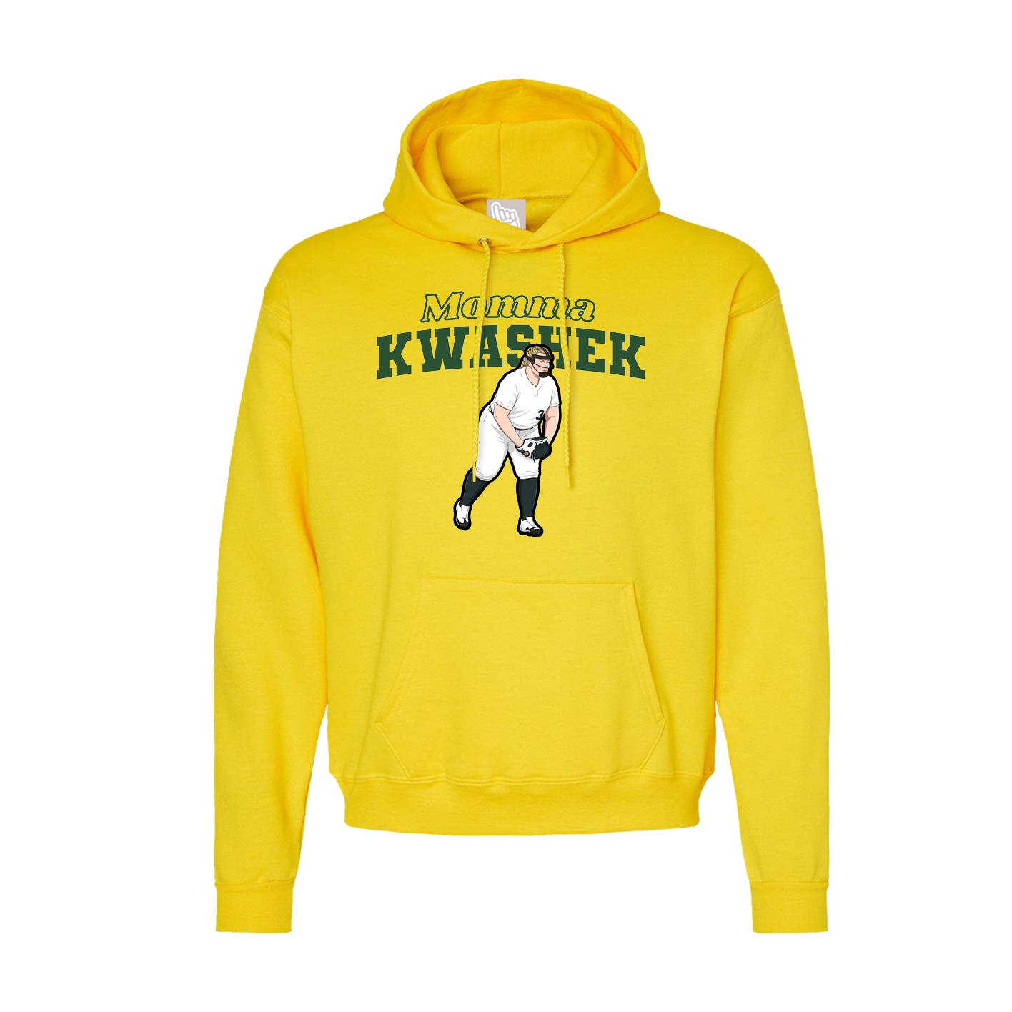 Hoodie — Mothers Day Block in Yellow