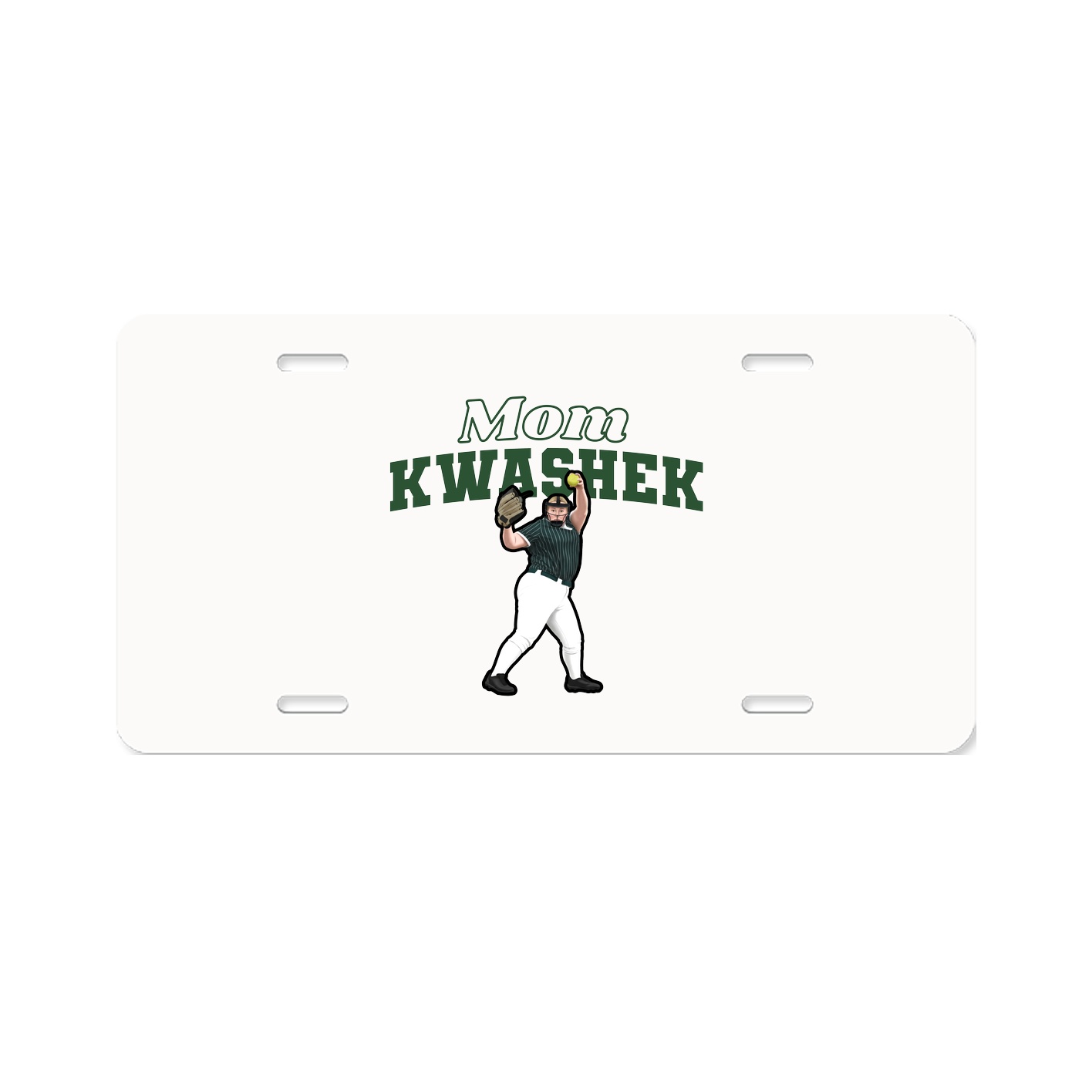 License Plate — Mothers Day Block in Classic