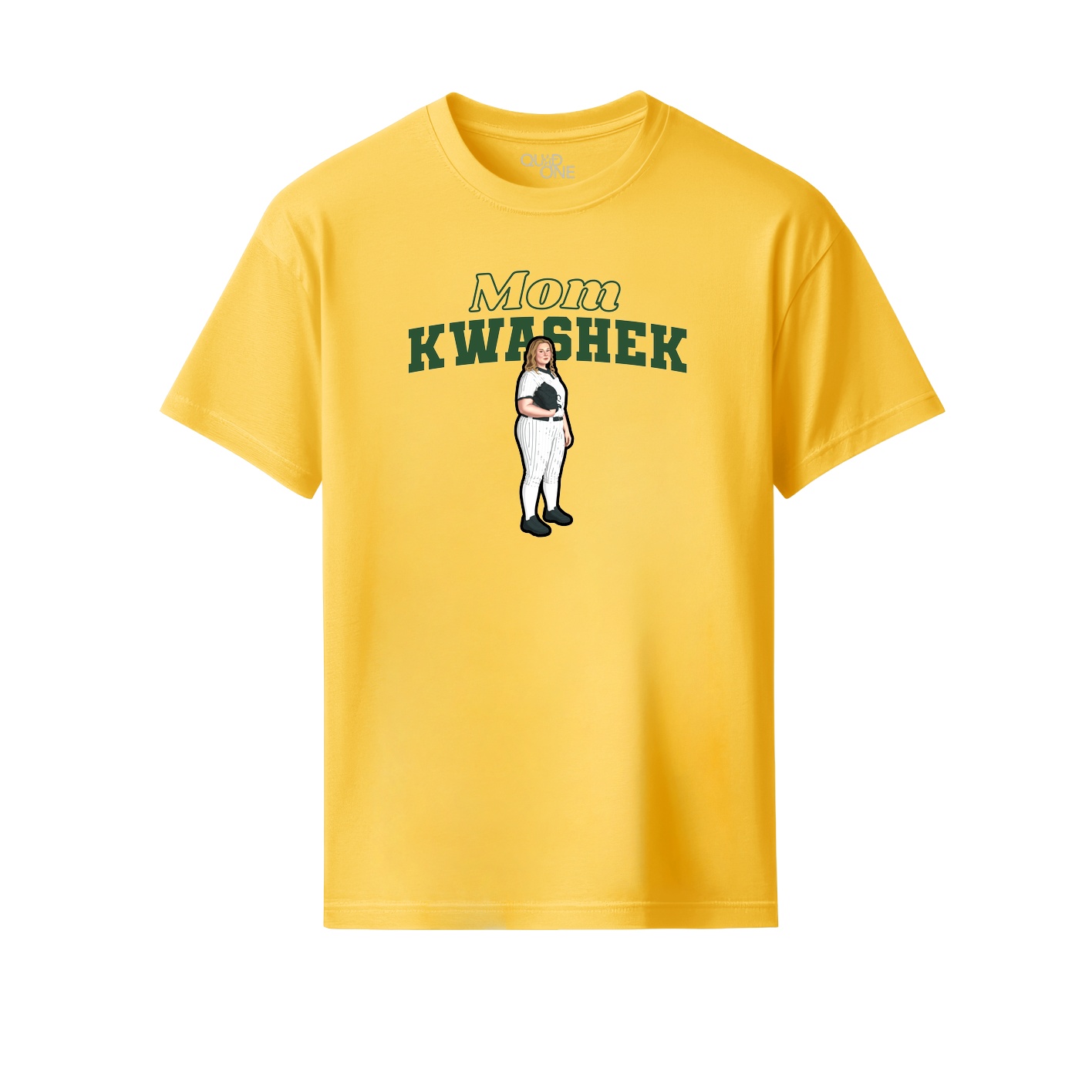 Youth Tee — Mothers Day Block in Yellow