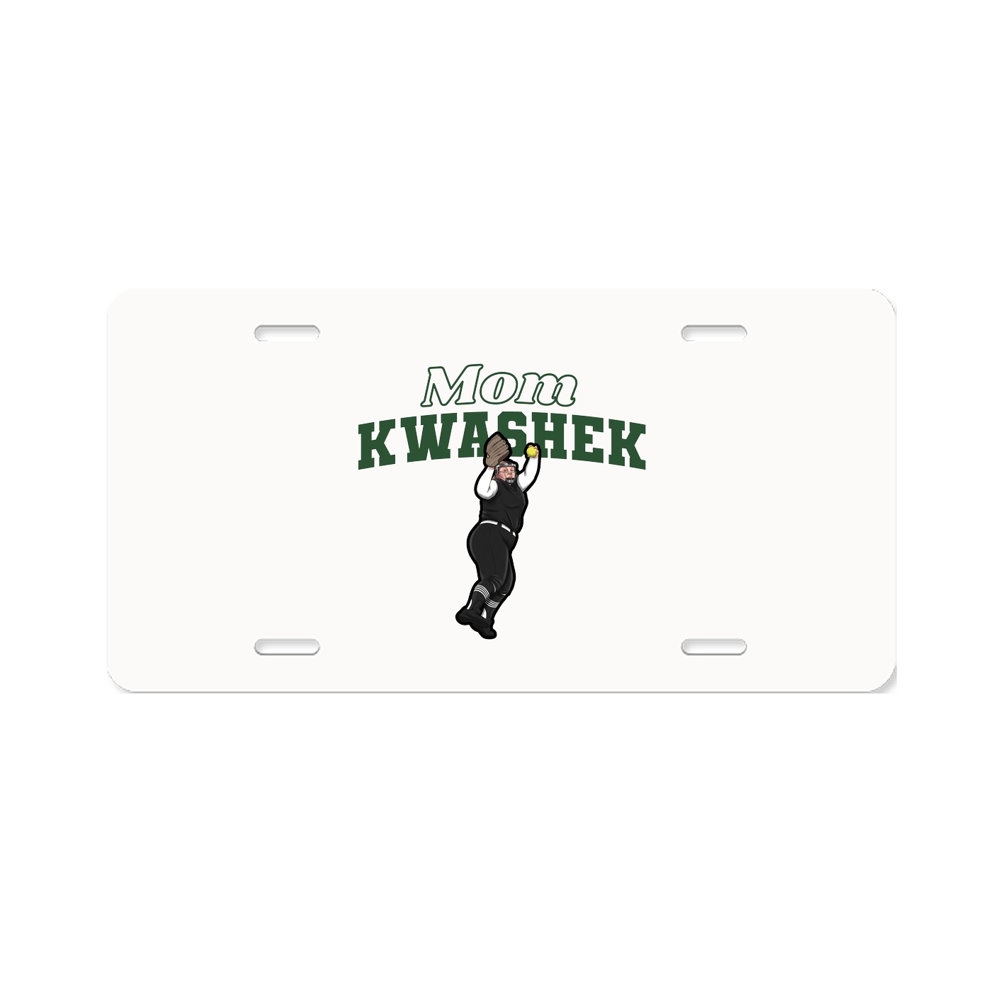 License Plate — Mothers Day Block in Classic