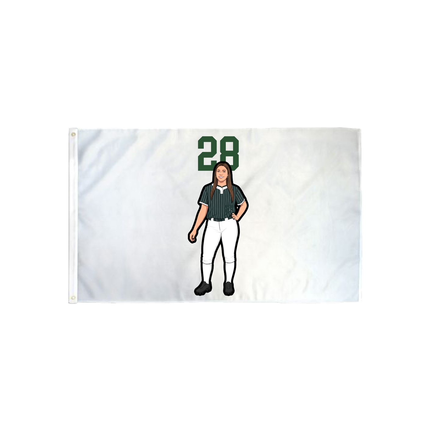 3x5 Flag — Number Top in Classic