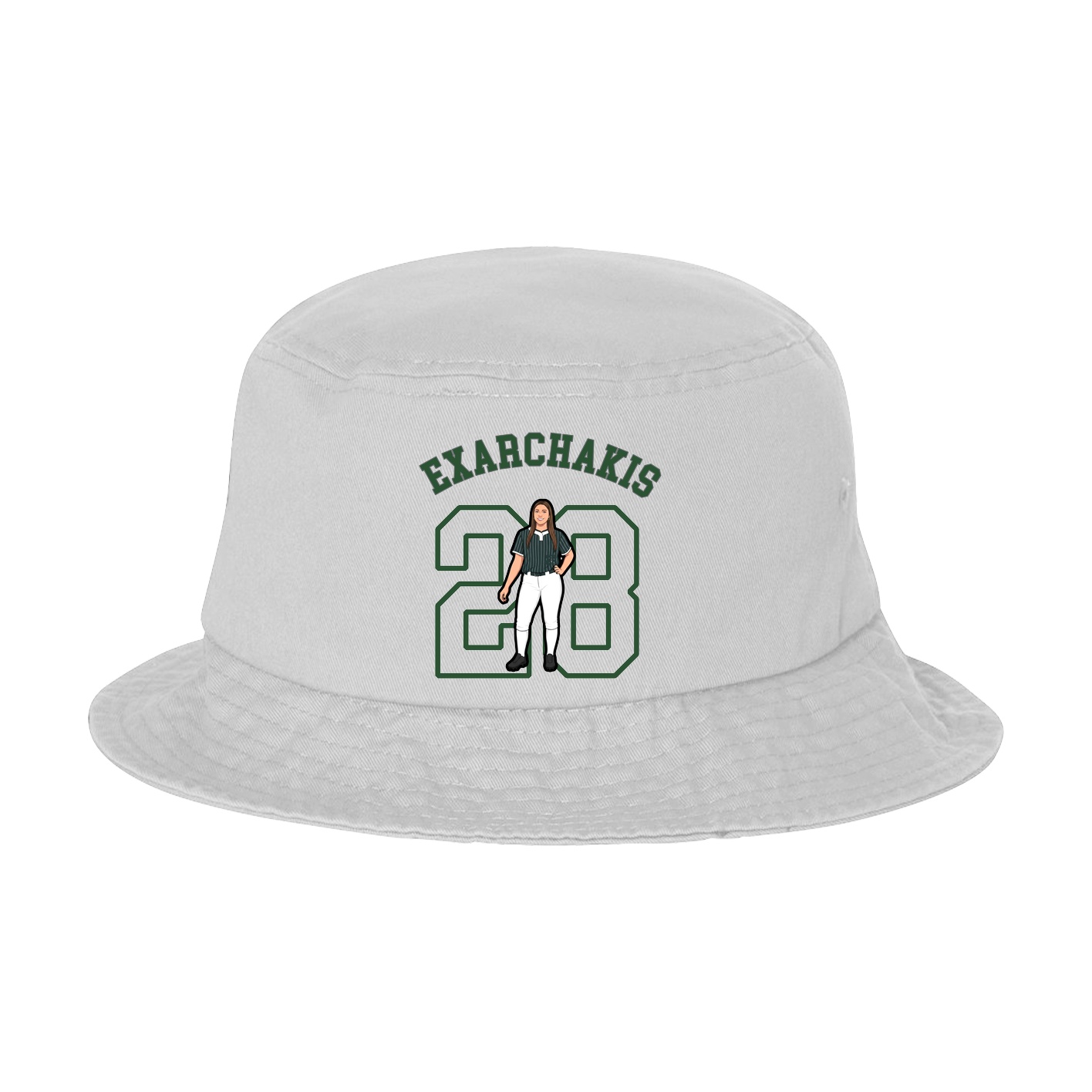 Bucket Cap — Shirsey Arch in White